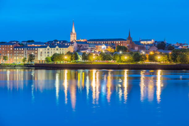 Downtown Derry Londonderry Northern Ireland UK