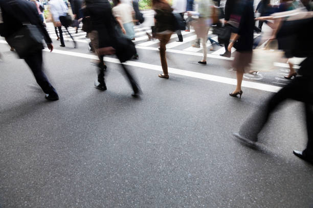 istock Tokyo Crosswalk Scene With Blur Motion 1178213330