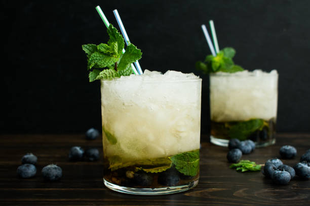 istock Blueberry Mint Julep Cocktails with Garnish 1178219513