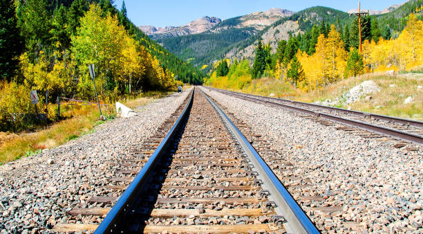 istock Train Tracks Over Rollins Pass, Colorado 1178226132