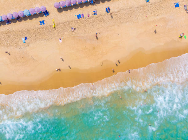 istock Aerial view sea wave white sand beach Phuket 1178228955