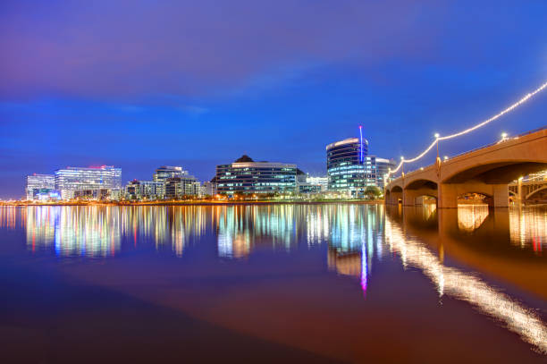 Tempe, Arizona Tempe is a city in Maricopa County, Arizona, United States. Tempe is located in the East Valley section of metropolitan Phoenix salt river photos stock pictures, royalty-free photos & images