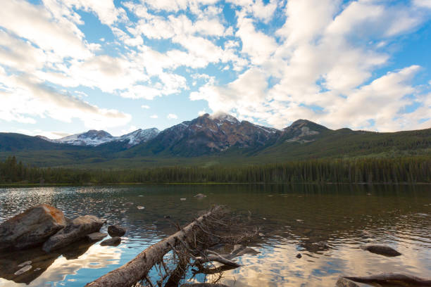 istock Pyramid Lake and Pyramid Mountain in Jasper National Park 1178246550