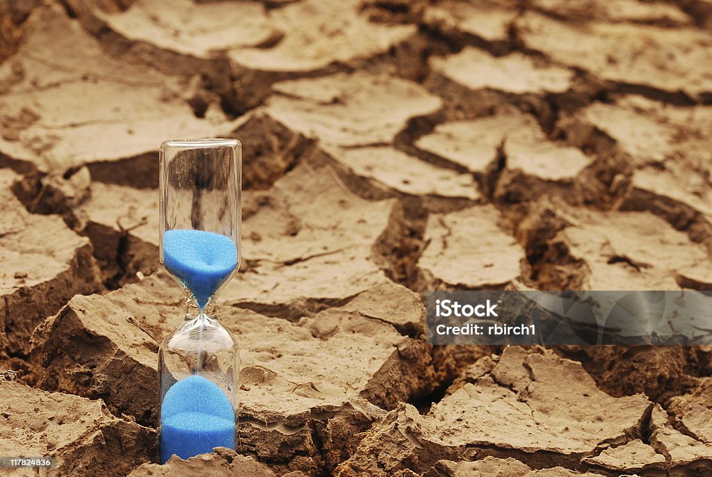 지구 온난화 - 로열티 프리 모래시계 스톡 사진