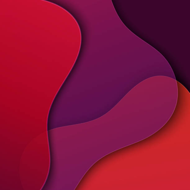 illustrations, cliparts, dessins animés et icônes de contexte avec le mouvement et les couleurs abstraites - carré composition