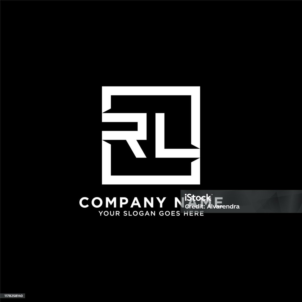 LR erste Logo Inspiration, saubere quadratische Logo-Vorlage - Lizenzfrei Abstrakt Vektorgrafik LR erste Logo Inspiration, saubere quadratische Logo-Vorlage - Lizenzfrei Abstrakt Vektorgrafik