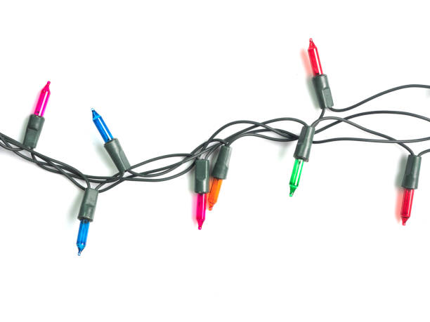 istock Christmas lights ornaments isolated on white background 1178259326