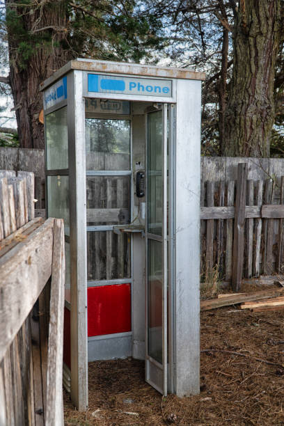 istock Old Phone booth in USA America 1178262929