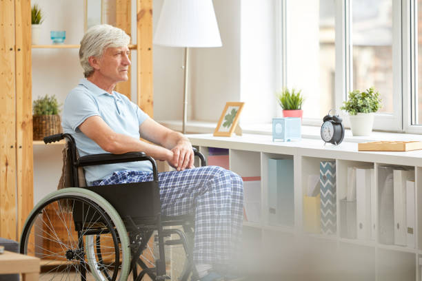 istock Senior man at nursing house 1178264184