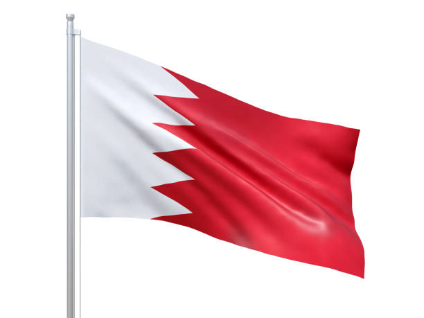 istock Austria flag waving on white background, close up, isolated. 3D render 1178275219