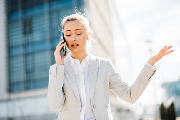 istock Businesswoman using mobile phone 1178278806