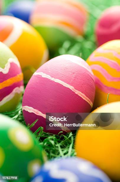 Rough Stroked Ostern Eier Stockfoto und mehr Bilder von Bund - Bund, Bunt - Farbton, Dekoration