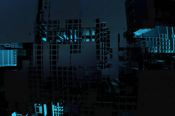 a sieve similar to a death star or industrial area