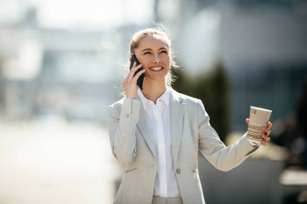istock Businesswoman using mobile phone 1178291118