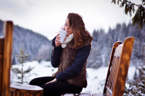 istock Teenage girl drinking coffee 1178291213
