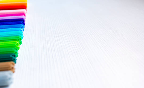 istock school markers on a white wooden background 1178292470
