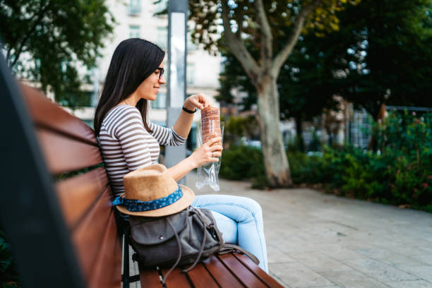 istock Woman enjoying in chimney cake 1178295552