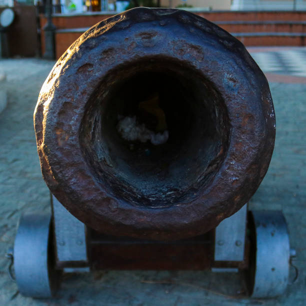 istock Close-up of an ancient cannon 1178296037