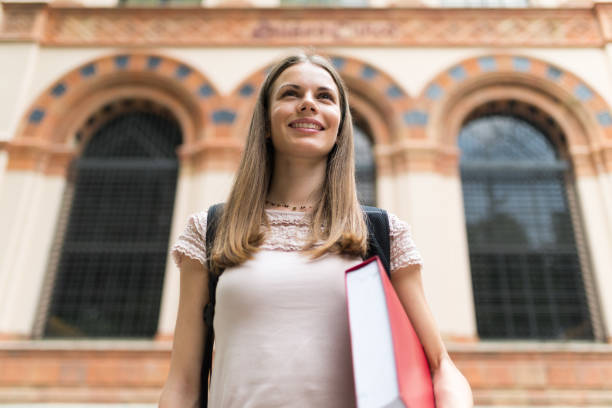 istock Portrait of a smiling university student 1178302105