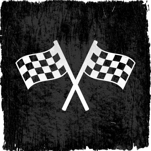 Torn Checkered Flag Vector