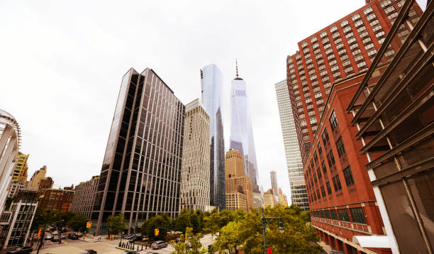istock Lower Manhattan Cityscape and Freedom Tower 1178304264