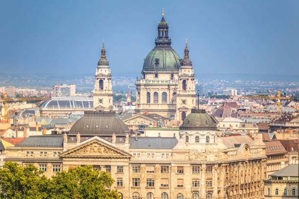 istock Budapest, top view of historic buildings. 1178304796