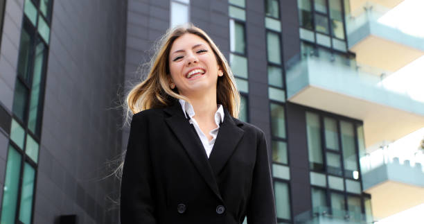 istock Confident young female manager outdoor in a modern urban setting 1178314156
