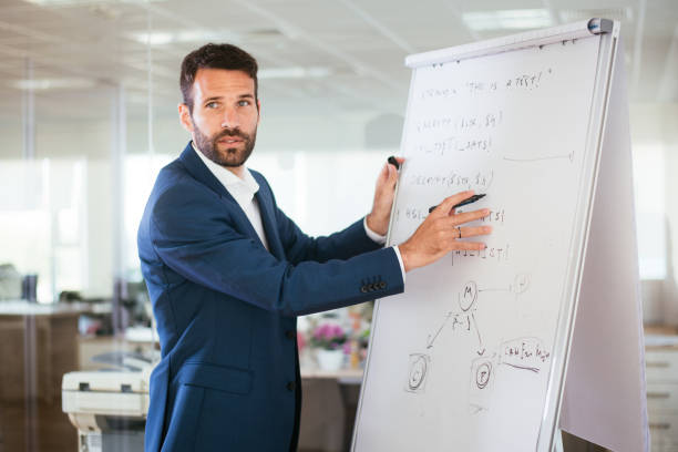 istock Businessman at meeting 1178320832