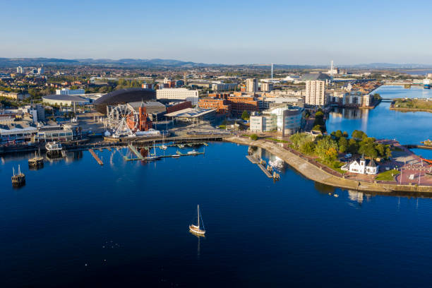 istock Aerial view of Cardiff Bay 1178325229