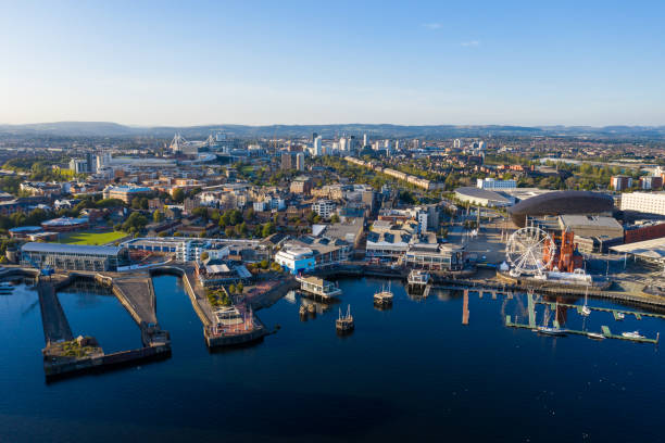 istock Aerial view of Cardiff Bay 1178325351