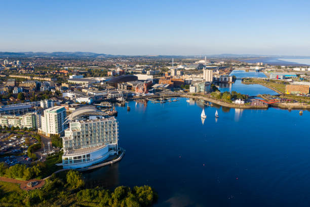 istock Aerial view of Cardiff Bay 1178325363