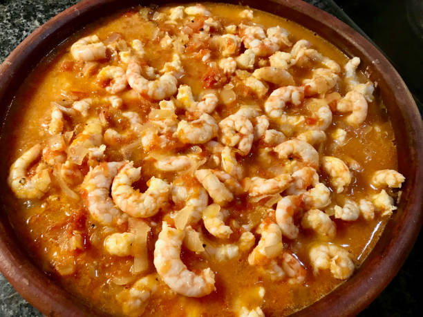istock Homemade Shrimp Stew Casserole with Melted Cheese. 1178325548