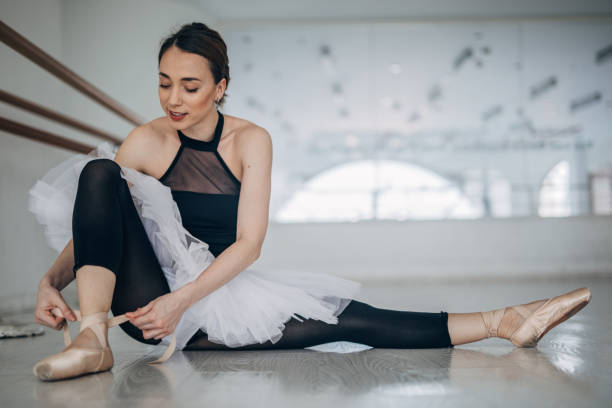 istock Sensual ballerina preparing for practice 1178327970
