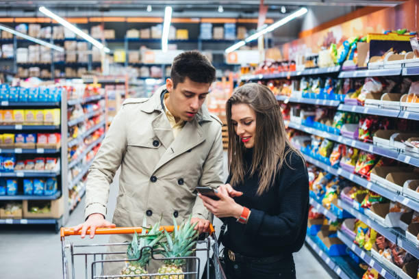 istock Grocery shopping in two 1178328638