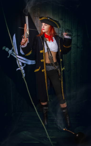 istock Girl Pirate Captain 1178329083