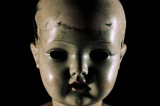 Scary doll face  creepy doll stock pictures, royalty-free photos & images