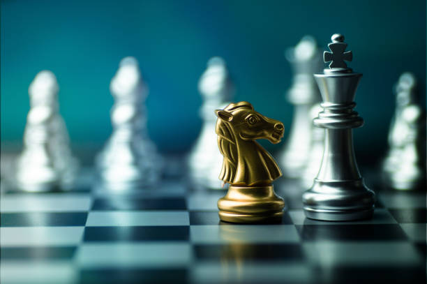 istock chess boad game to practice planing and stratagy, business thinking concept 1178332529