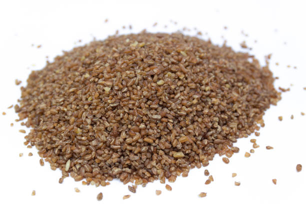 istock Bulgur. Durum wheat. Healthy lifestyle concept. Isolated on a white background. 1178334671