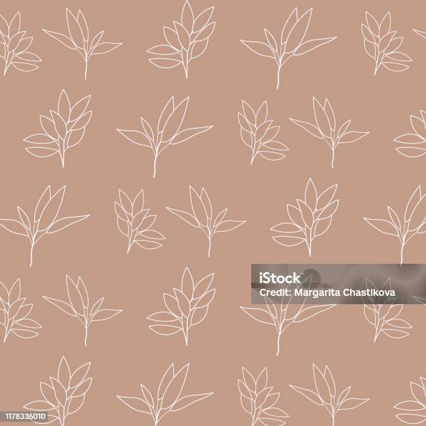 Background Beige Pattern Simple Simple And Stylish Floral Pattern On Beige Background For Textiles ...