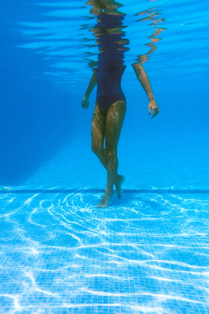 istock Underwater young woman in a swimming pool 1178340528