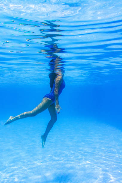 istock Underwater young woman in a swimming pool 1178340532