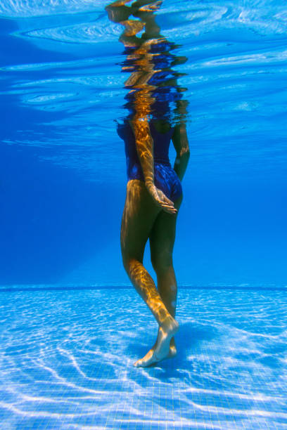 istock Underwater young woman in a swimming pool 1178343845