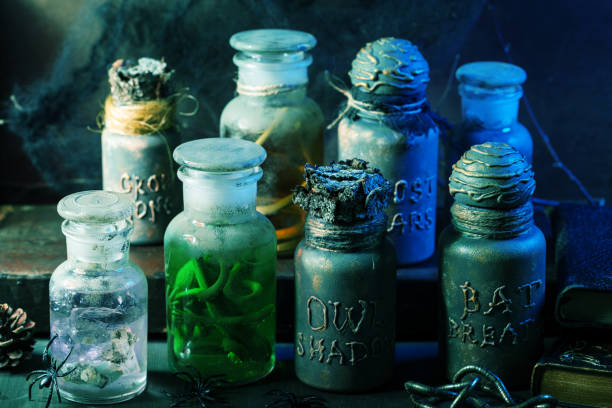 istock witch apothecary jars magic potions halloween decoration 1178346589