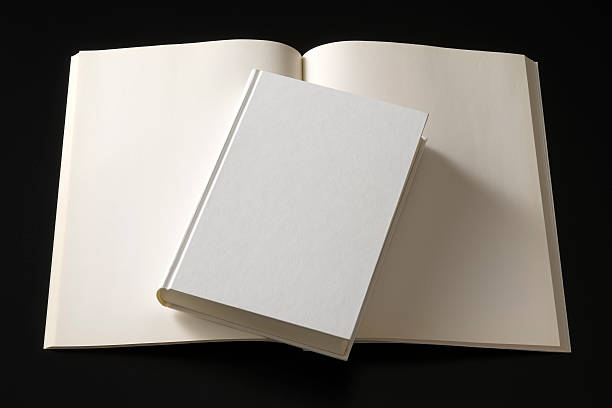 istock Isolated shot of stacked blank book on black background 117835017