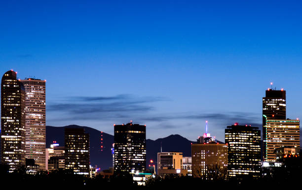 istock Denver, Colorado Skyline at Night. 1178350286