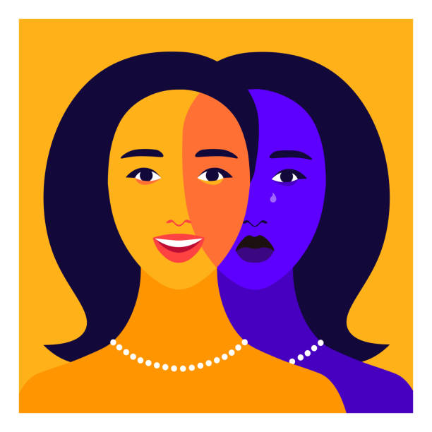 Cartoon Of Bipolar Illustrations, Royalty-Free Vector Graphics & Clip