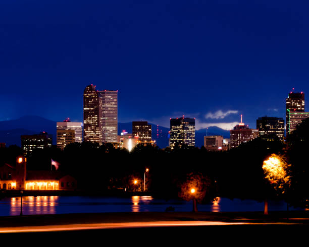 istock Denver, Colorado Skyline at Night. 1178350447