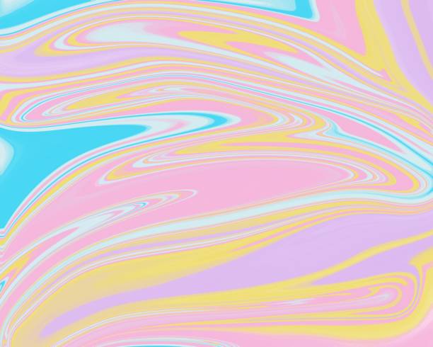 istock Abstract pastel colored backdrop made in liquid acrylic art technique. Pink, lilac, lavender and marine blue colored background. 1178350654