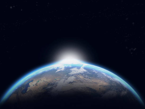 istock Earth in the outer space. Planet Earth from space 3D illustration. Elements of this image furnished by NASA 1178357793