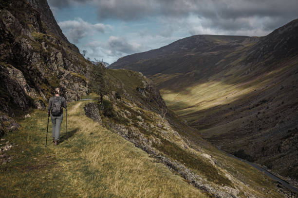 istock Female hiker in the mountains 1178361015